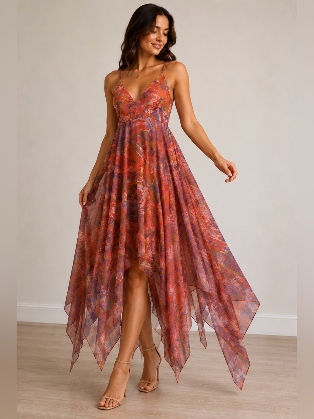 TIME CAPSULE GEM ✨ Rare authentic 1970s two-piece Original by Jereell Chiffon